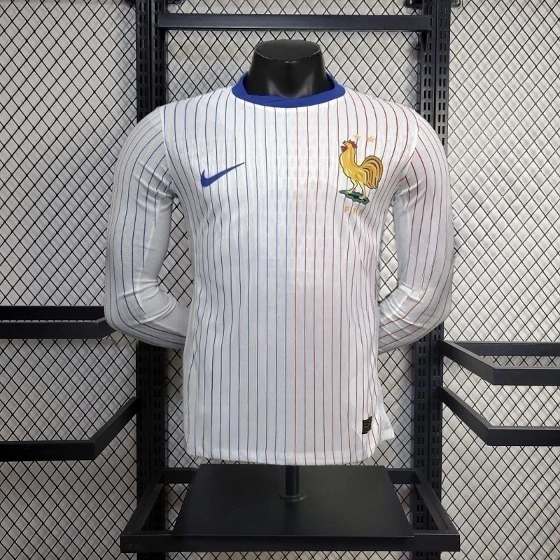 2024 Player Version Long Sleeve France Away Football Shirt
