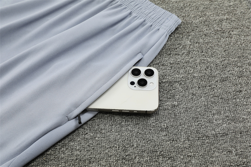 2024/2025 Player Edition AC Pre-Match Shirt Grey Half-zip training suit Football Jersey