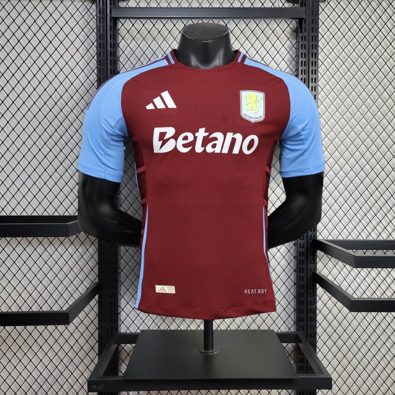 2024/2025 Player Version Aston Villa Home Football Shirt