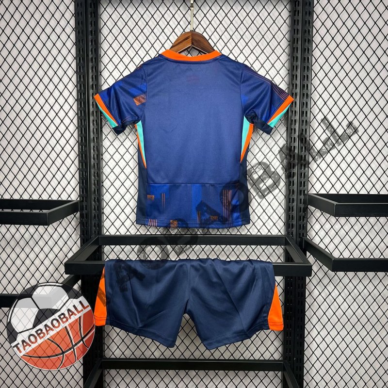 2024 Netherlands Away Football Shirt Kids