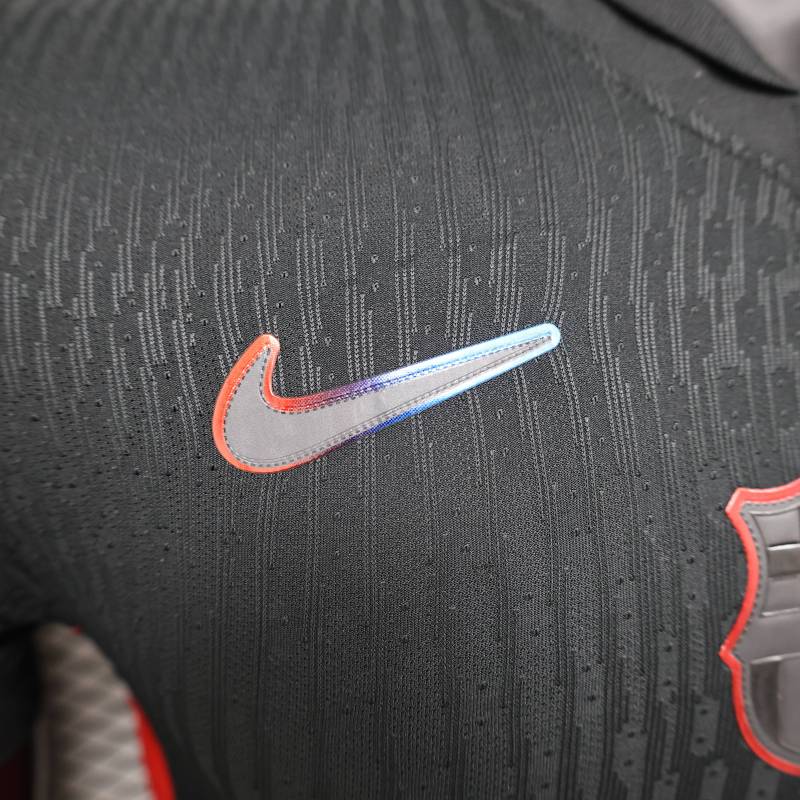 2024/2025 Player Edition Barcelona Away Black Football Jersey