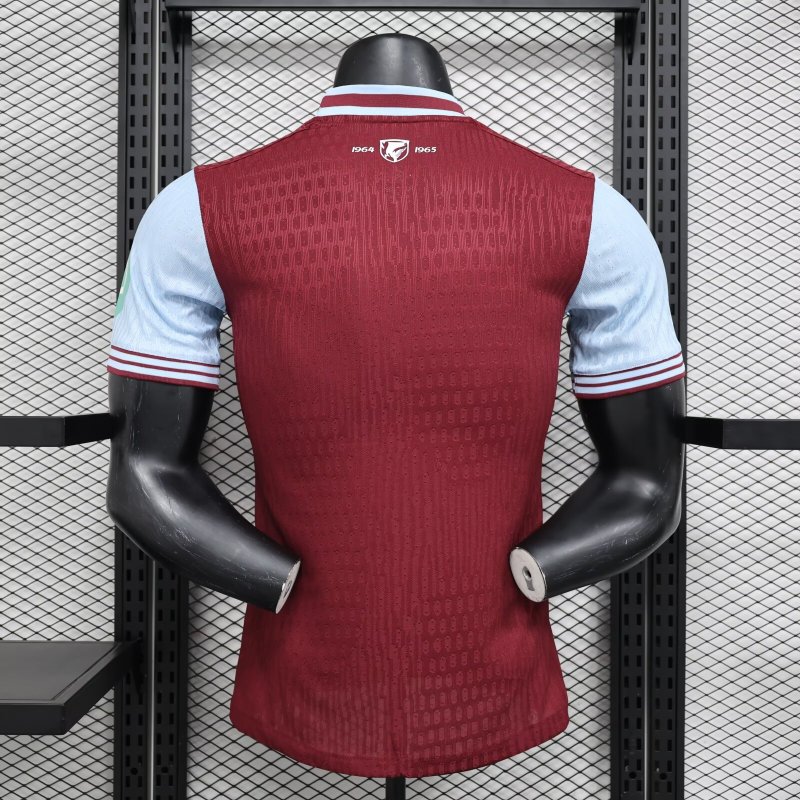 2024/2025 Player Edition West Ham United Jujube Red Football Jersey