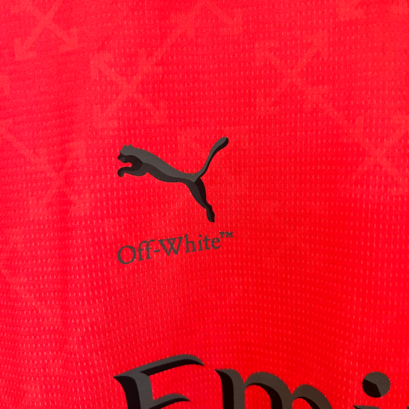 2024/2025 AC Milan Third Away Red and Green Football Shirt