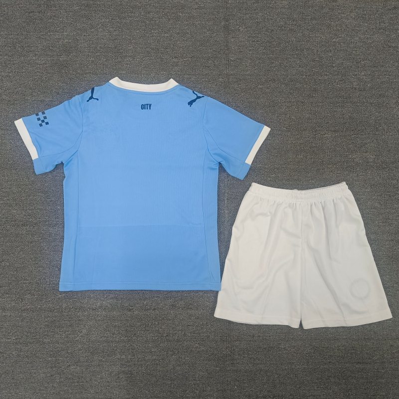2025/26 Manchester City Home Jersey for Kids