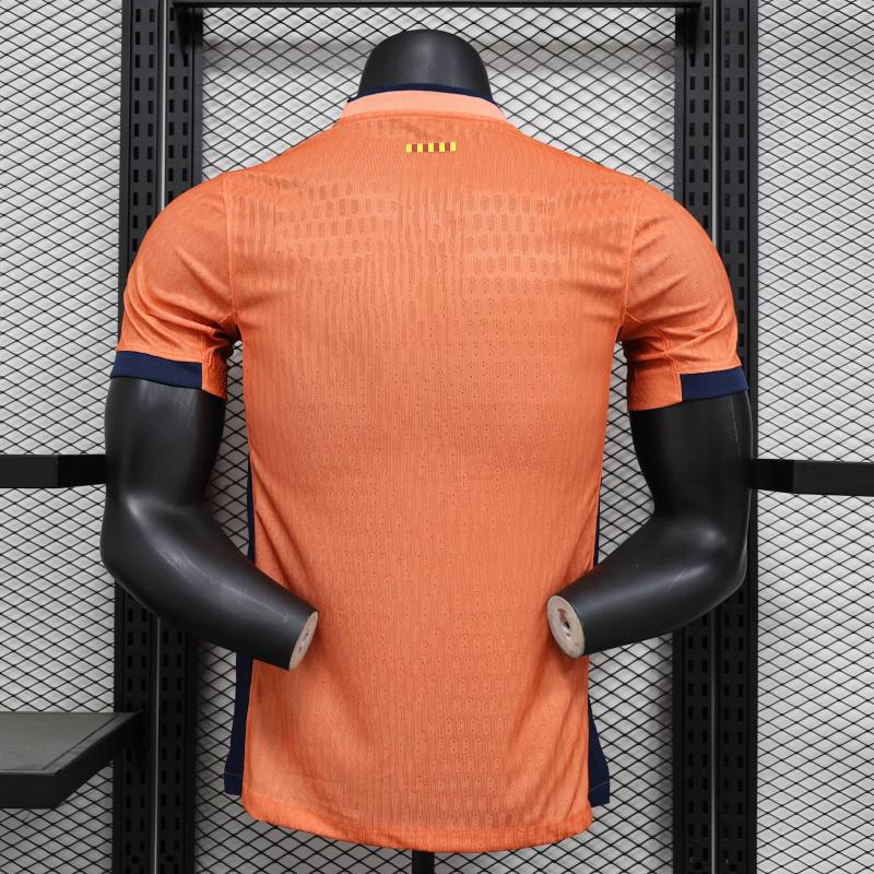 2024/2025 Player Edition Barcelona Special Edition Orange Football Jersey