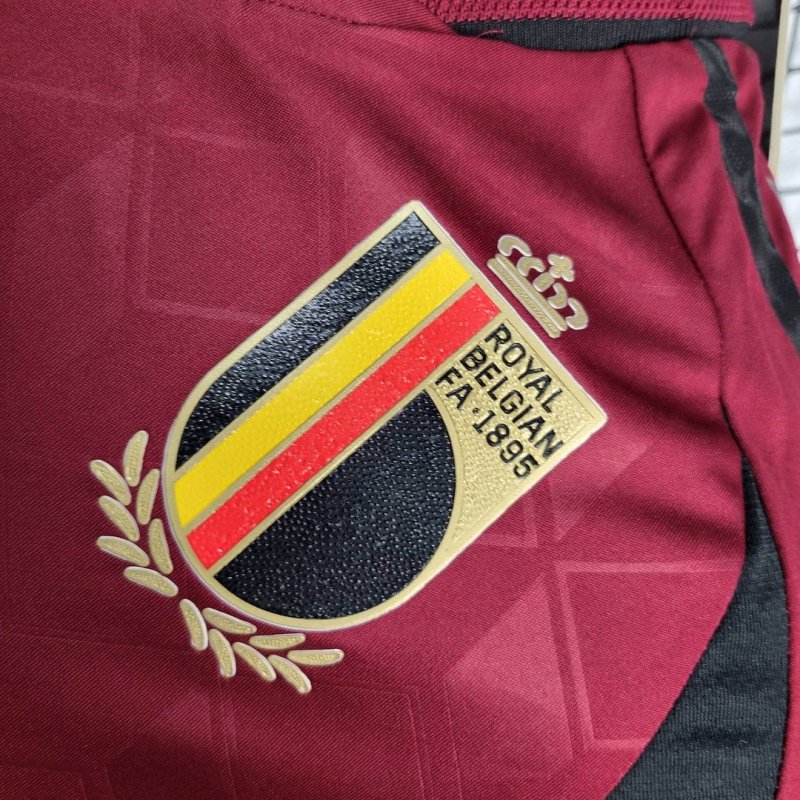 2024 Player Version Belgium Home Football Shirt