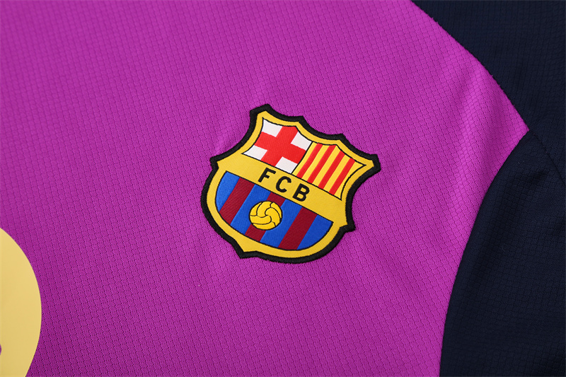 2025/26 Short Sleeve Barcelona Purple Training Suit (child size)