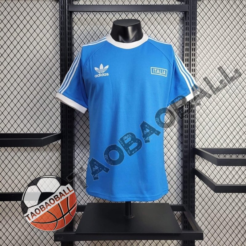 2024 Italy Joint Edition Blue Football Shirt