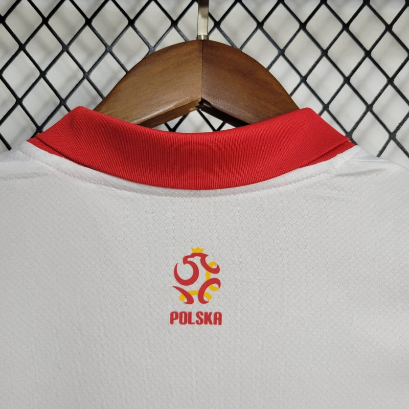 2024 Poland Home Football Shirt Kids