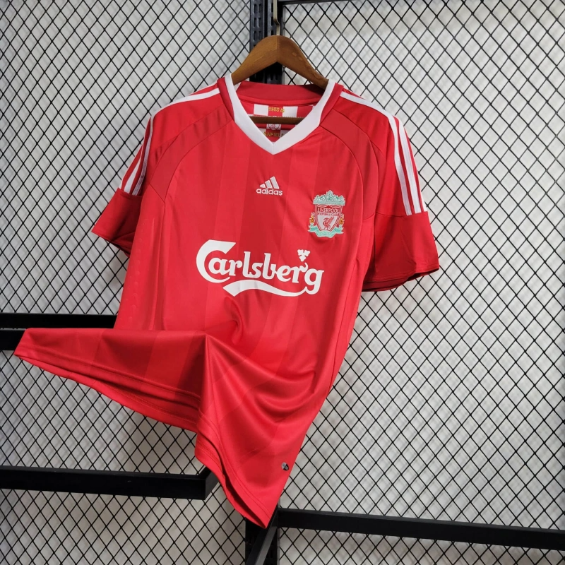 2008/2009 Retro Liverpool Champions League Home Football Shirt