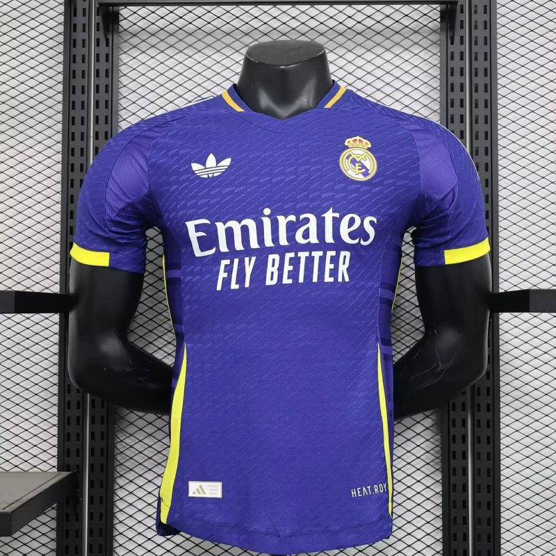1:1 copy top quality 2024/2025 Player Version Real Madrid Third Away Football Shirt