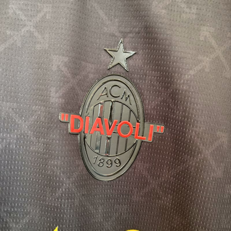 2024/2025 AC Milan three-game black and green shirt