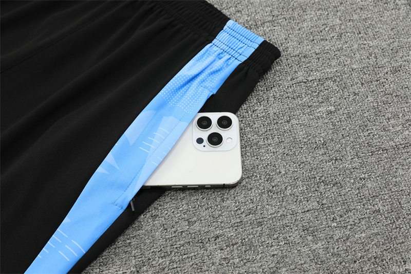 2024/2025 Player Edition Argentina Pre-Match Black Half-zip training suit Football Jersey