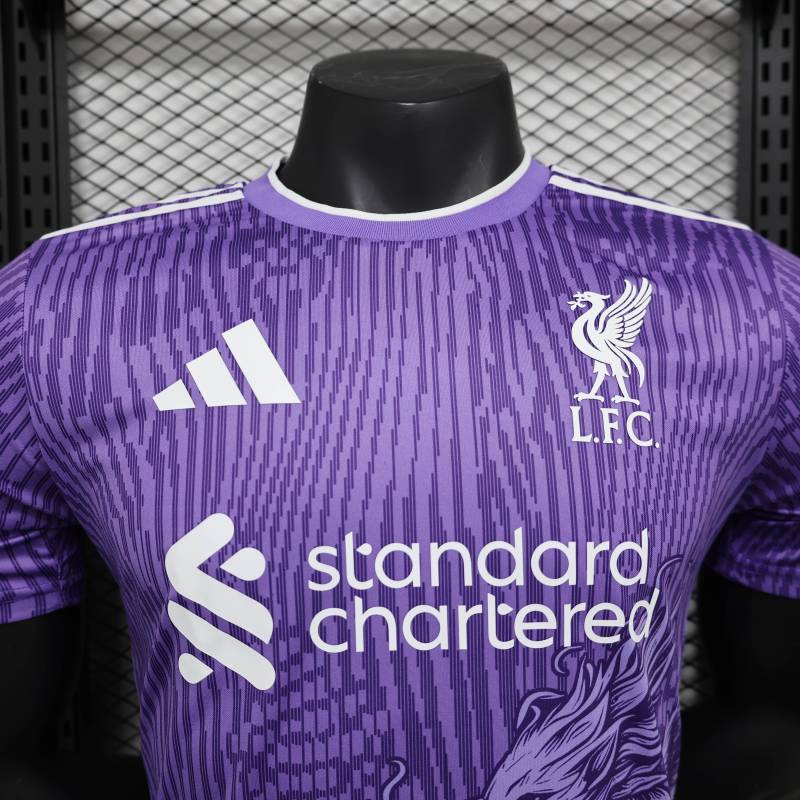2024/2025 Player Edition Liverpool Purple Special Edition Football Jersey