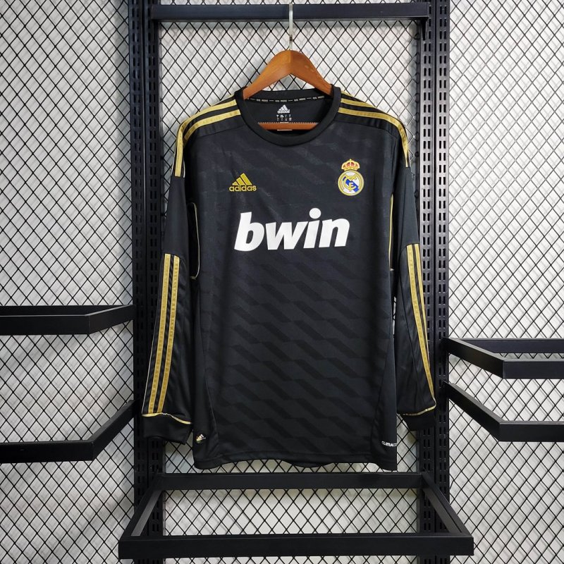 2011/2012 Retro Long Sleeve Real Madrid Away Football Shirt
