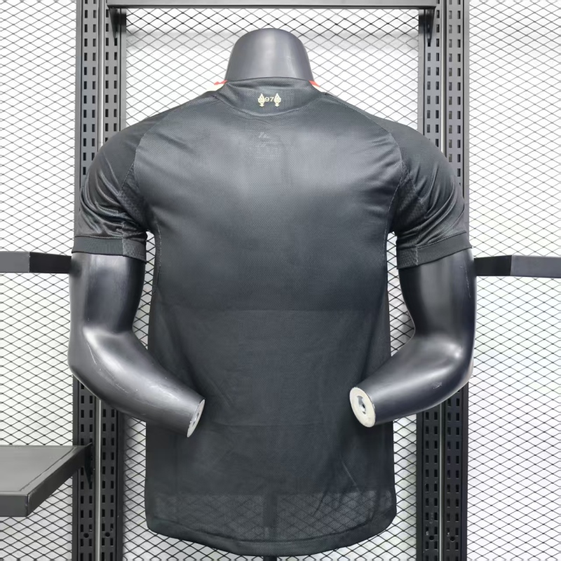 2025/26 Liverpool FC Second Away Black Player Edition Football Shirt