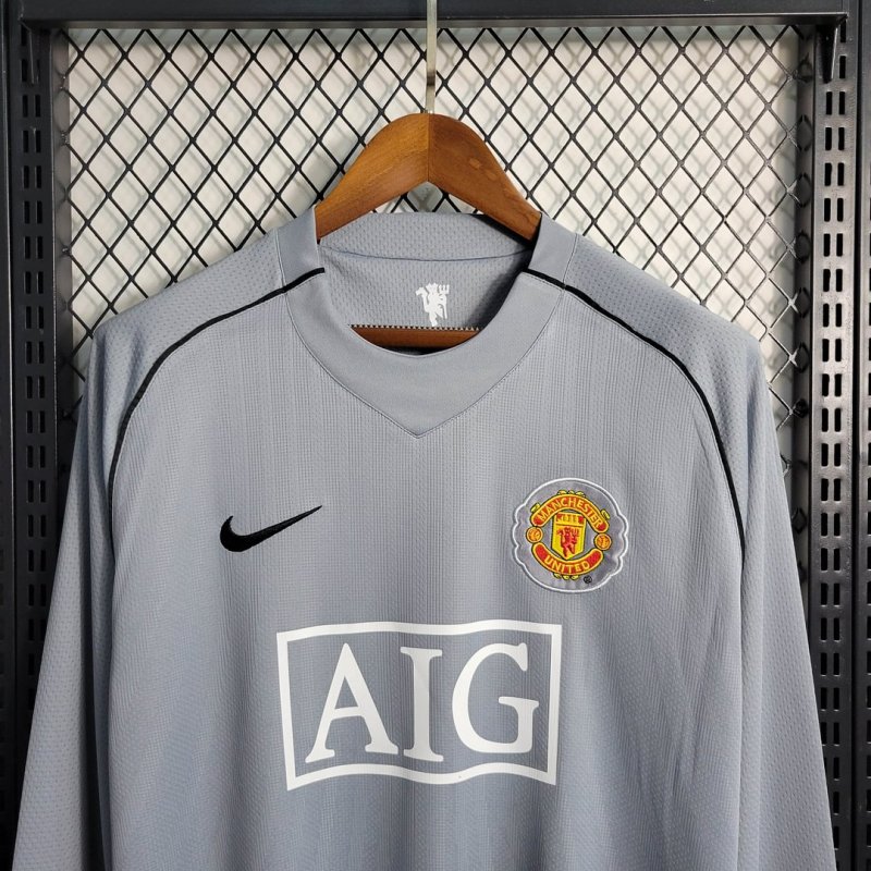 2007/2008 Retro Long Sleeve Manchester United Goalkeeper Football Shirt