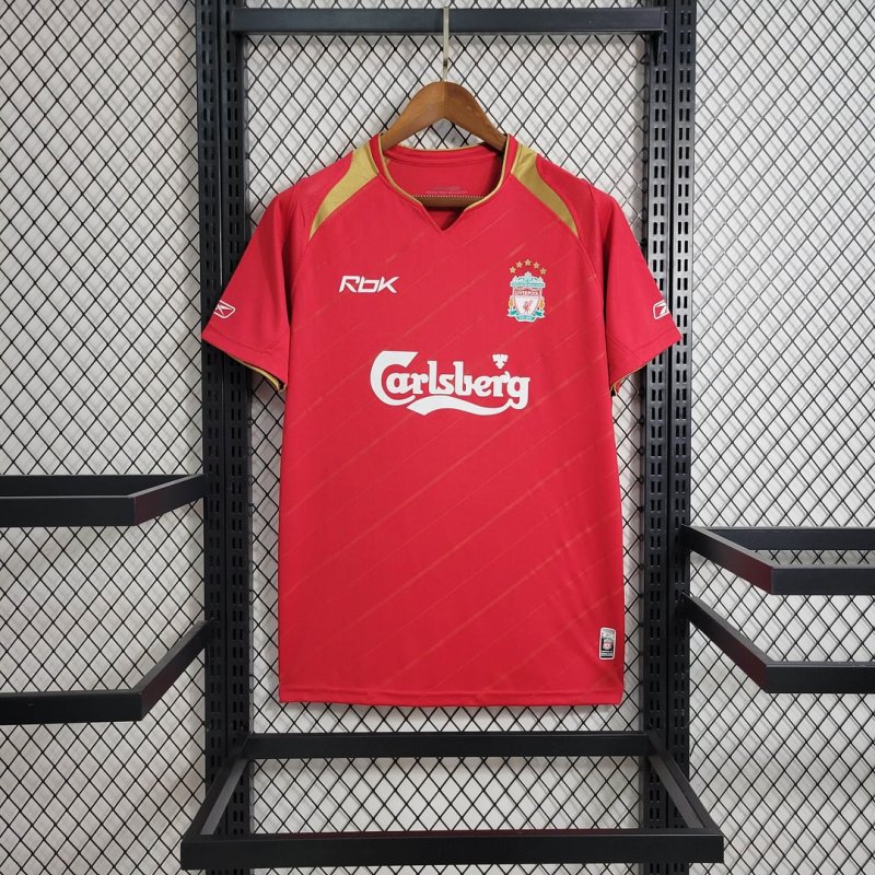 2005/2006 Retro Liverpool Home Football Shirt