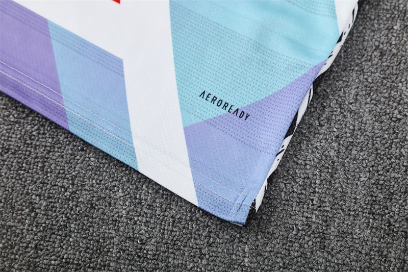 2024/25 Arsenal short sleeve white camouflage training suit