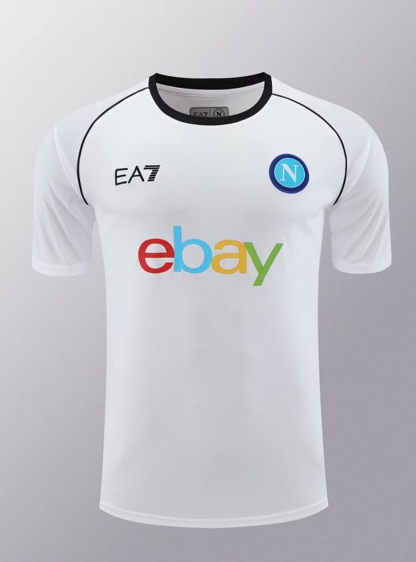 2024/2025 Napoli Training Wear White Suit Shirt