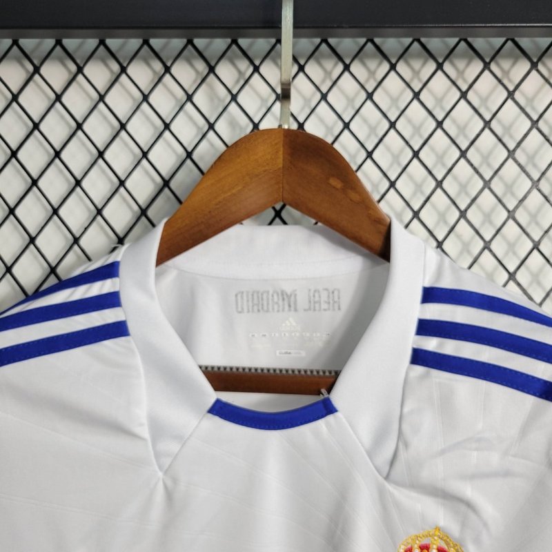 2010/2011 Retro Long Sleeve Real Madrid Home Football Shirt