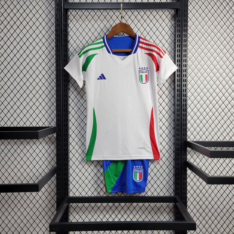 2024 Italy Away Football Shirt Kids Size