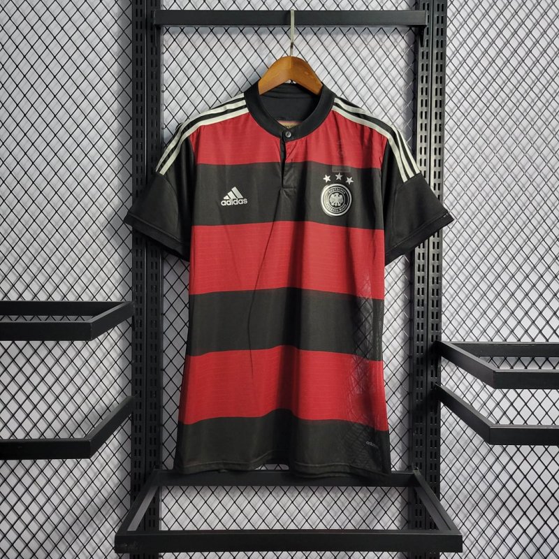 2014 Retro Germany Away Football Shirt