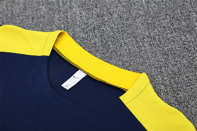 2025/26 Short Sleeve Atletico Madrid Royal Blue Training Suit (child size)