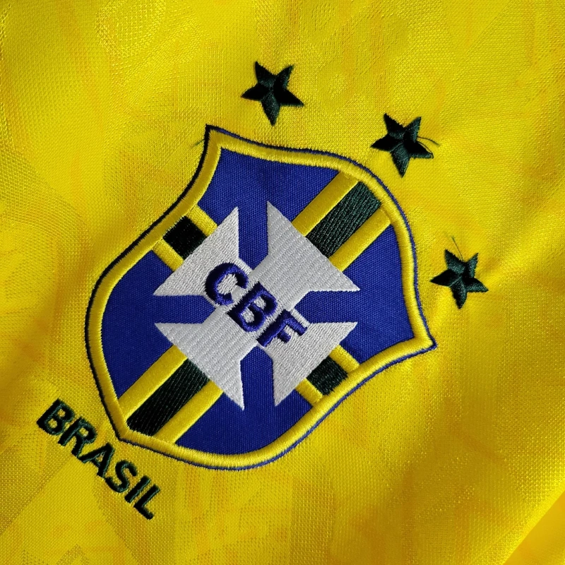1992 Retro Brazil Home Football Shirt