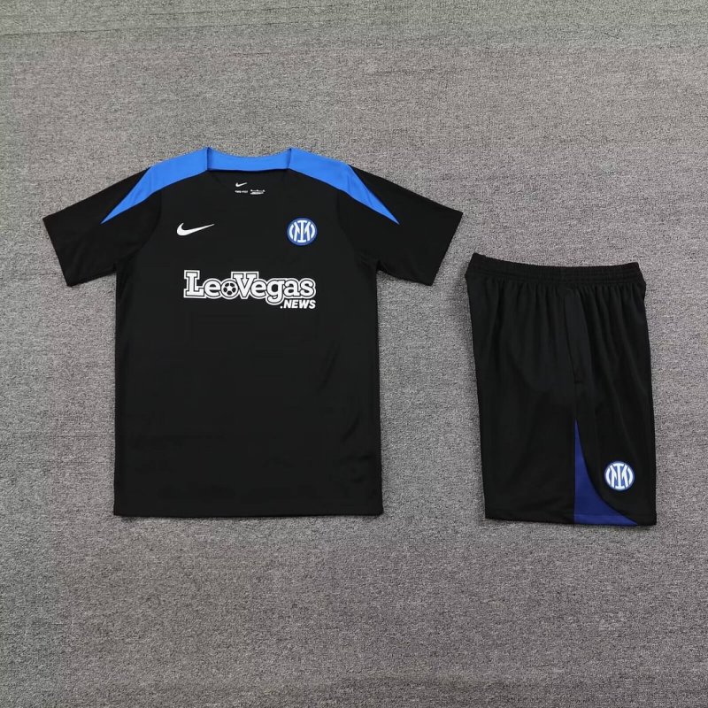 2024/2025 Inter Milan Training Wear Black Suit Shirt