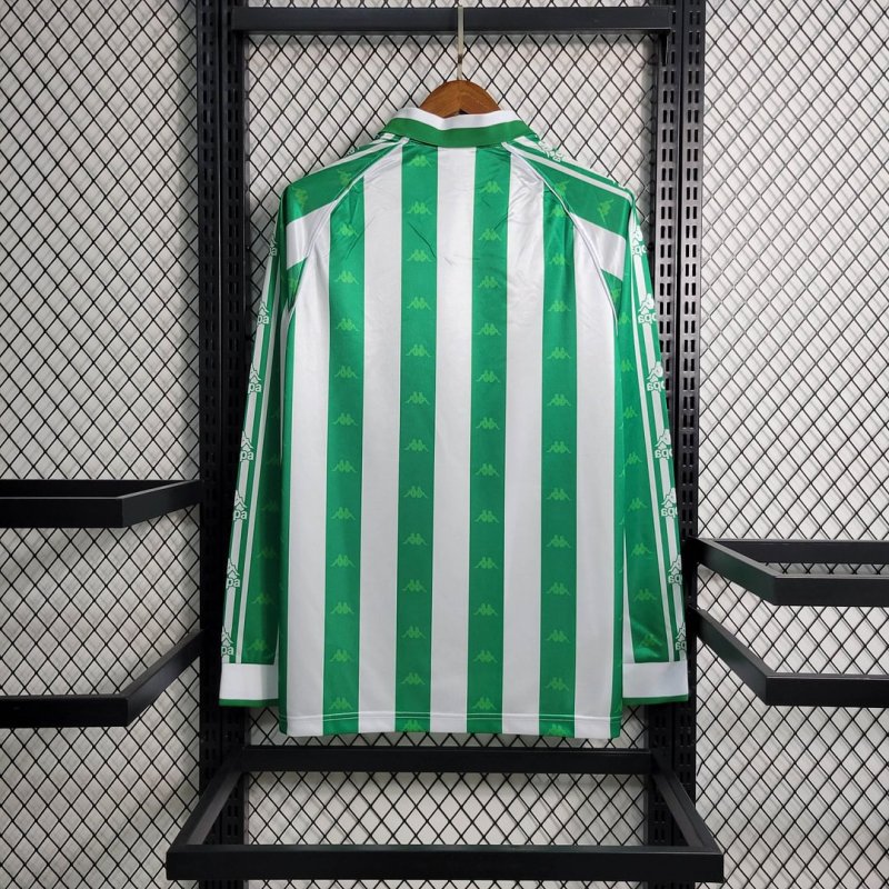 1995/1997 Retro Long Sleeve Real Betis Home Football Shirt