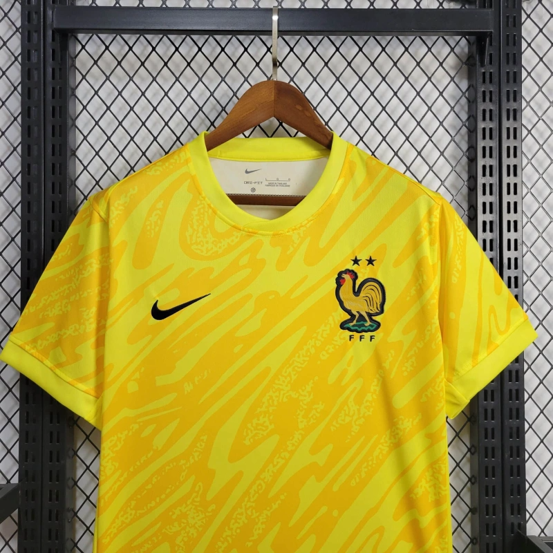 2024 France Goalkeeper Football Shirt
