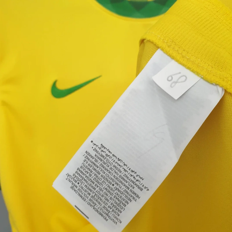 2020 Brazil Home Football Shirt
