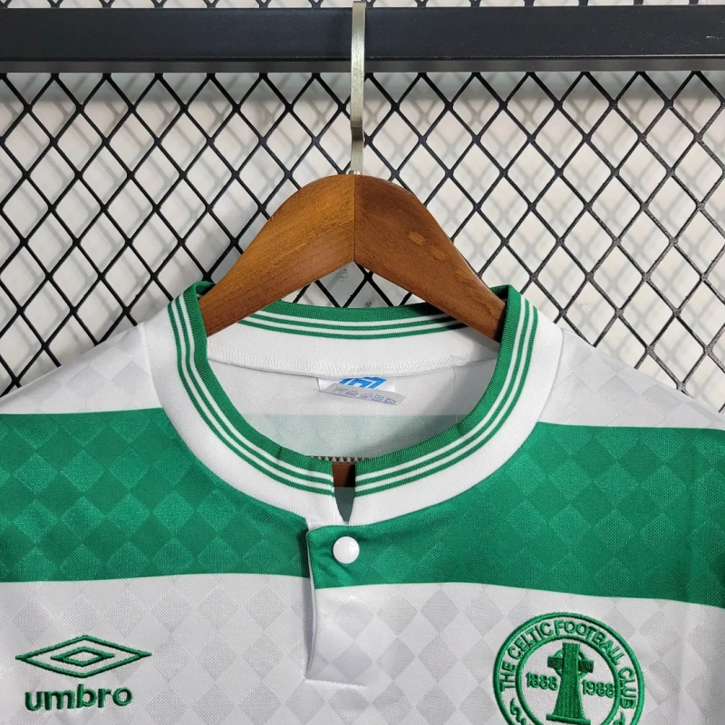 1987/1988 Retro Long Sleeve Celtic Home Football Shirt