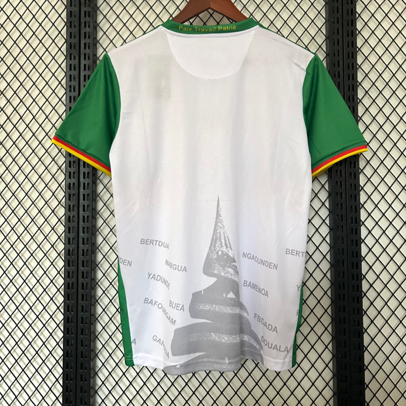 2025-2026 Cameroon White Fanboy Football Shirt