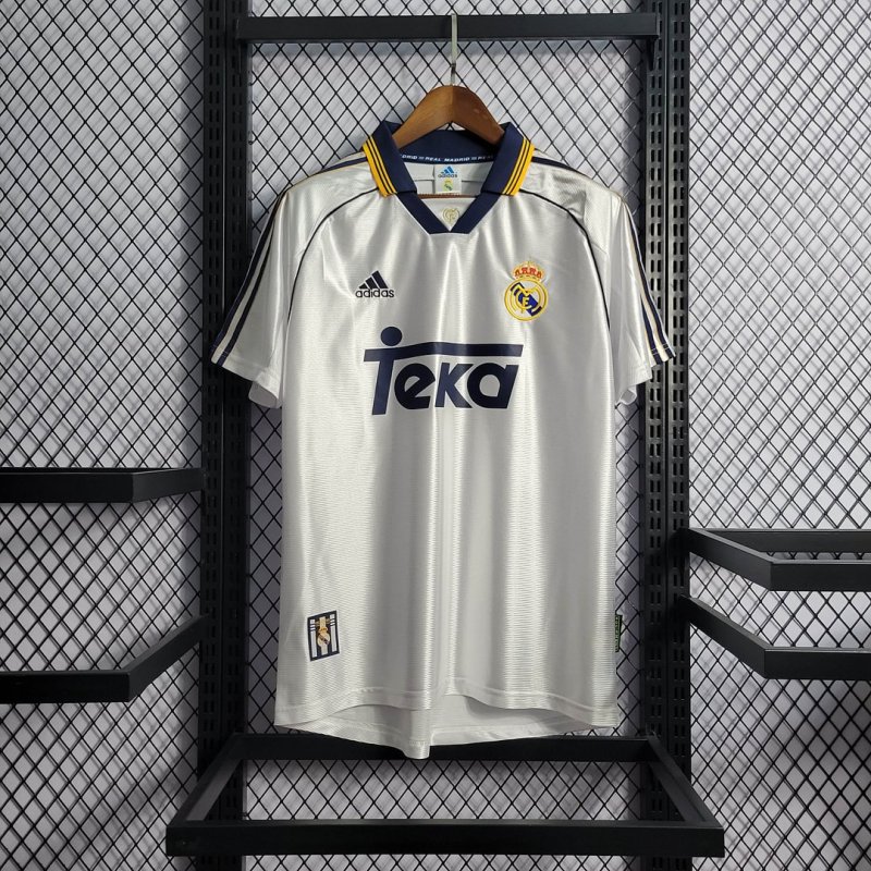 1998/2000 Retro Real Madrid Home Football Shirt