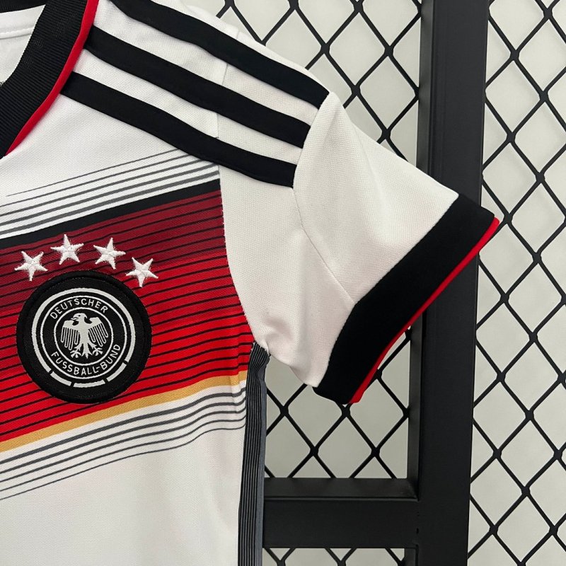 2014 Retro Germany Home Football Shirt Kids Size