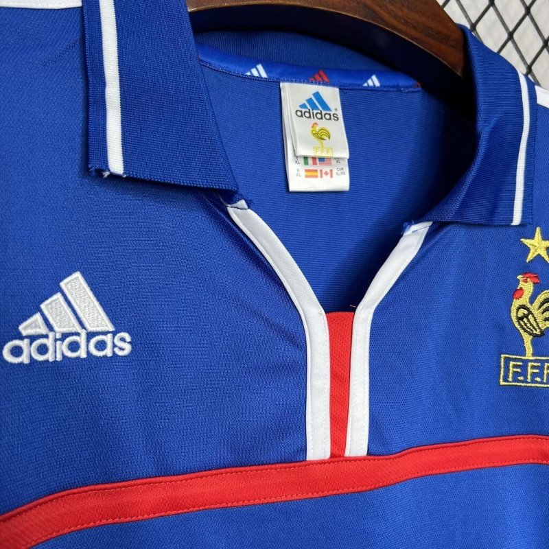 2000 Retro France Home Football Shirt