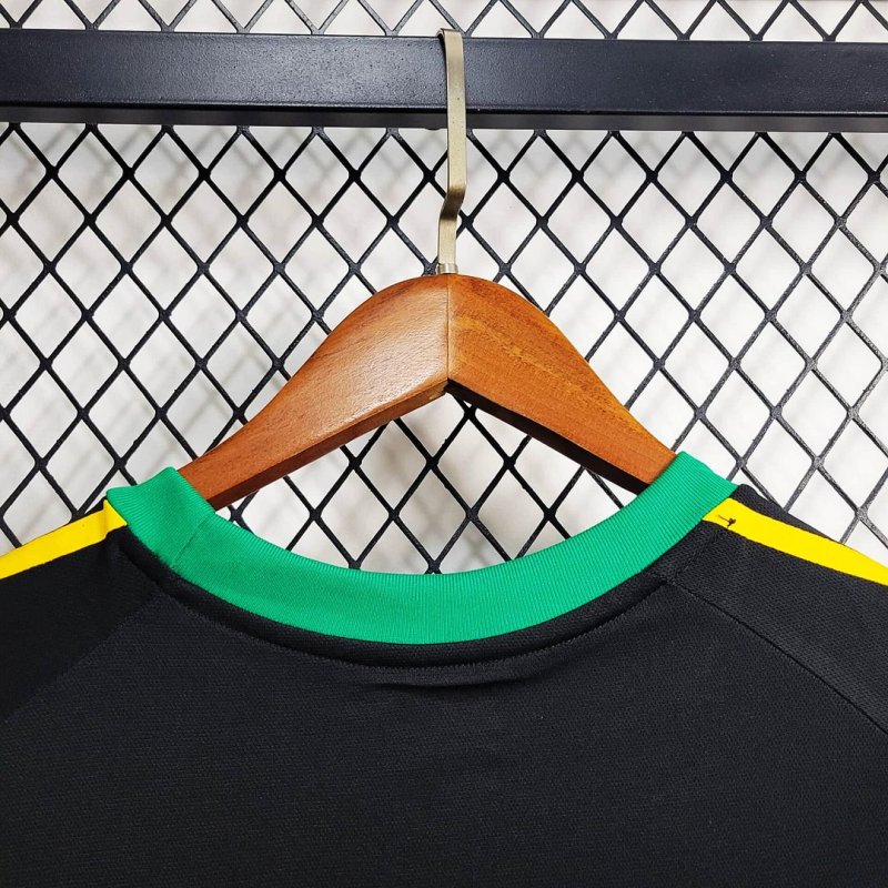 2024 Jamaica Training Wear Black Football Shirt