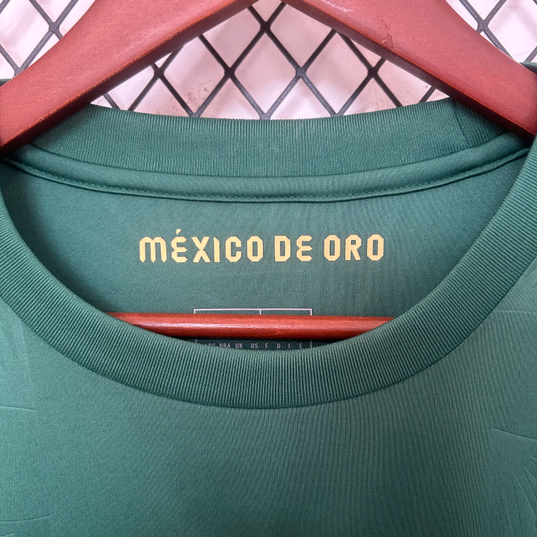 2025-2026 Mexico Gold Cup Green Fan Edition Football Shirt