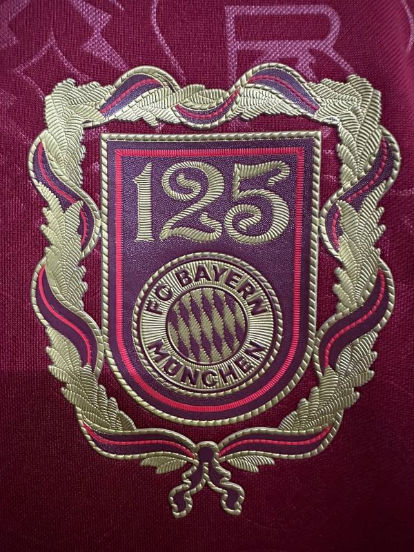 2024/25 Bayern 125th Anniversary Fan Edition Football Jersey