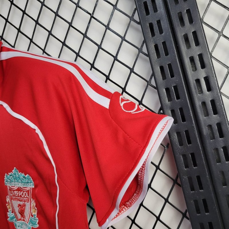 2006/2007 Retro Liverpool Home Football Shirt Kids Size