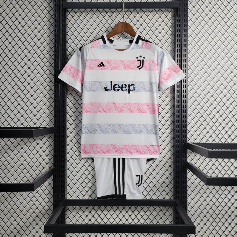 2023/2024 Juventus Away Football Shirt Kids Size