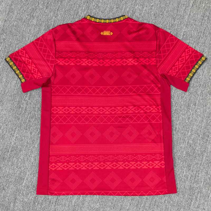 2025/2026 Brazil Away Red Football Shirt (Fan Edition)