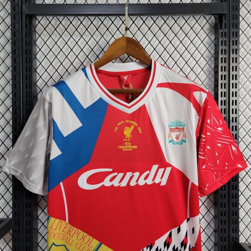 Retro Liverpool Mixed Commemorative Edition Football Shirt