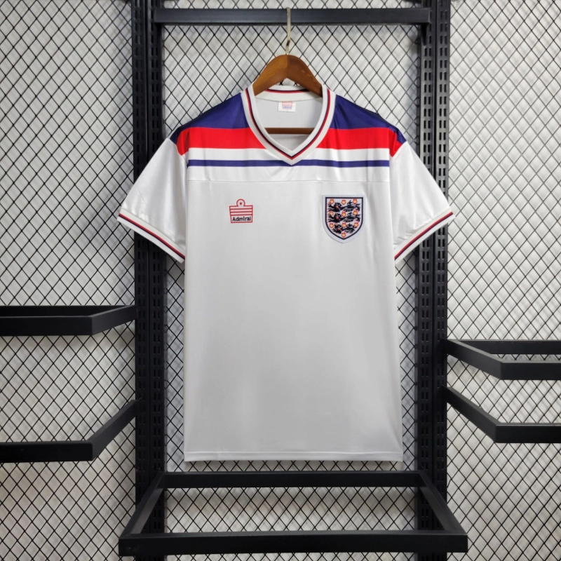 1982 Retro England Home Football Shirt