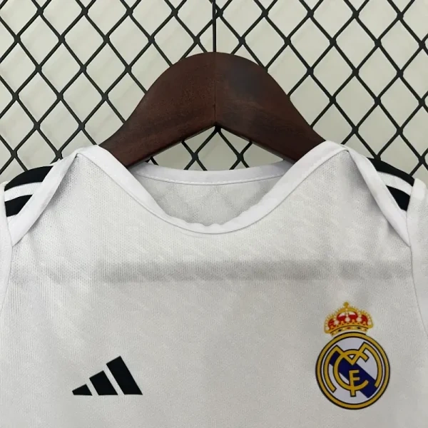 2024/25 Real Madrid Home Baby One-Piece Jersey