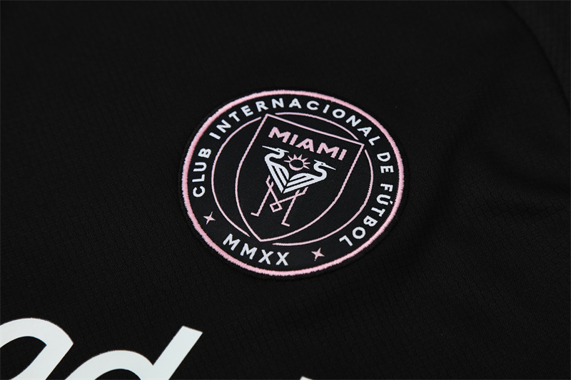 2025/26 Short Sleeve Miami Black Training Jersey(Kids Size)