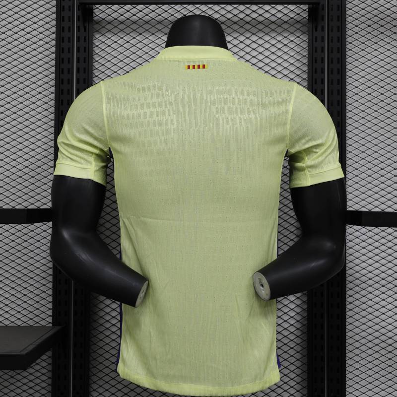 2024/2025 Player Edition Barcelona Special Edition Yellow Football Jersey