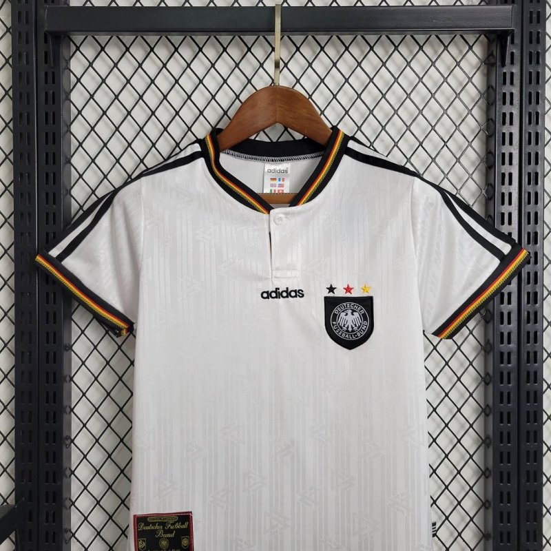 1996 Retro Germany Home Football Shirt Kids Size